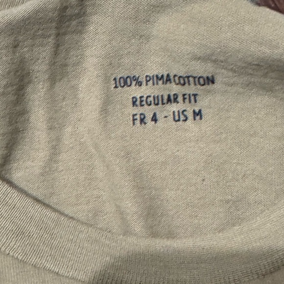 Lacoste Men's Beige Short Sleeve Tee - Picture 3 of 3